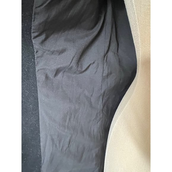 Anthropologie Love & Liberty Black Asymmetrical Belted Wrap Wool Coat Size 4 - Picture 7 of 10